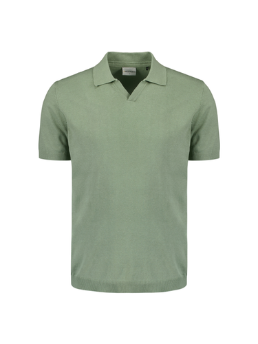 NO EXCESS Pullover Short Sleeve Polo V Solid