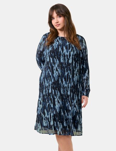 SAMOON Knieumspielendes Plissekleid