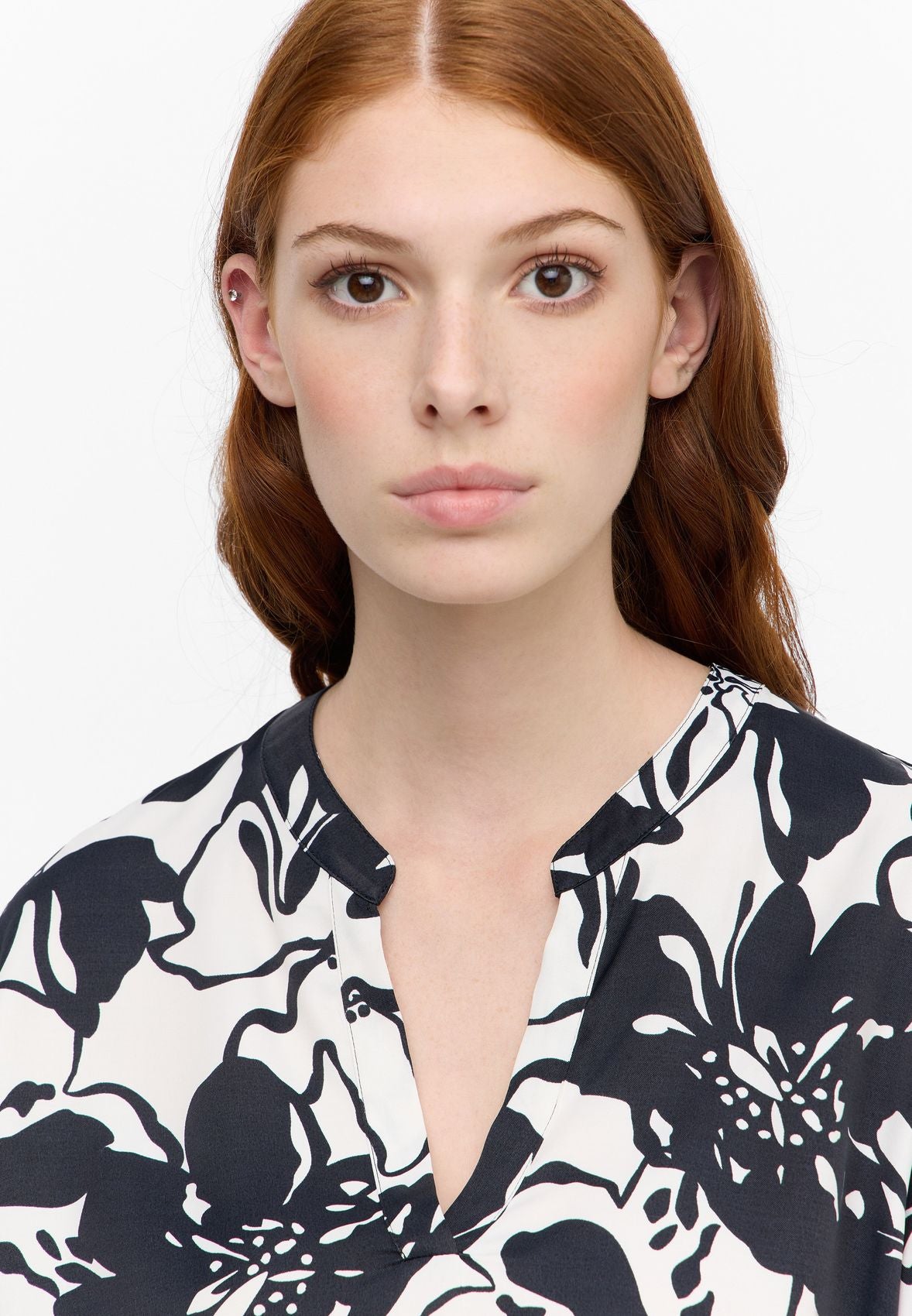 ETERNA Bluse Viskose Langarm
