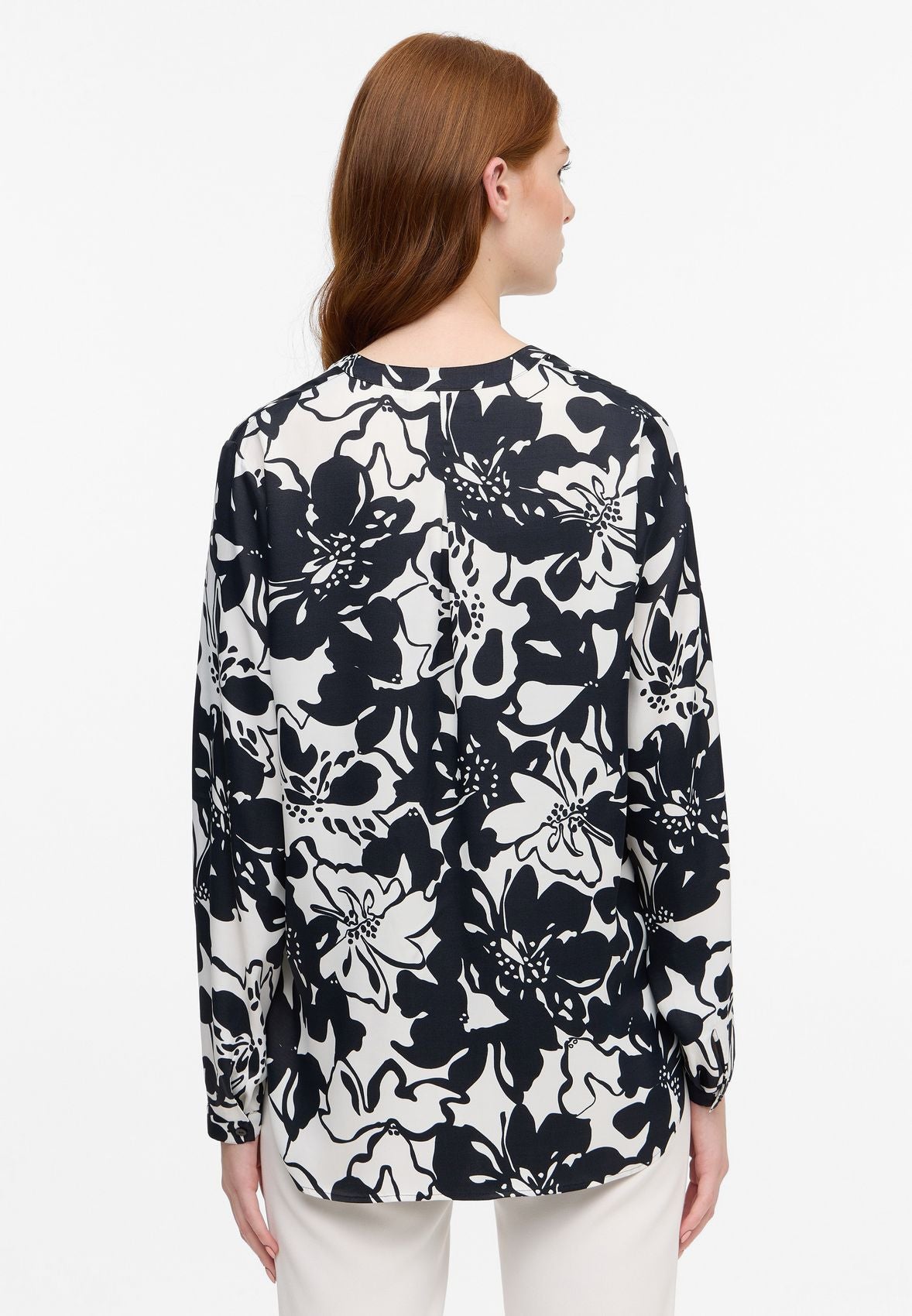 ETERNA Bluse Viskose Langarm