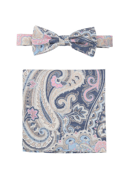PRINCE BOWTIE Set Fliege + Einstecktuch