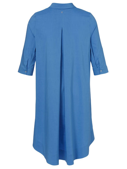 FRAPP Kleid Hemdkragen 3/4 Arm