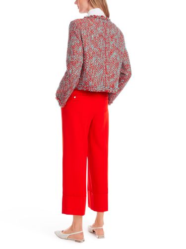 MARC CAIN Bolero in Melé - aus 100 % Baumwolle