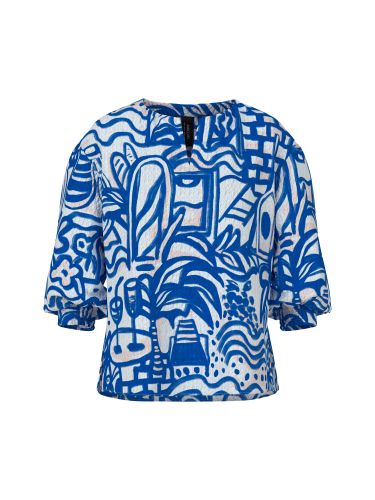 MARC CAIN Bedruckte Schlupfbluse 44