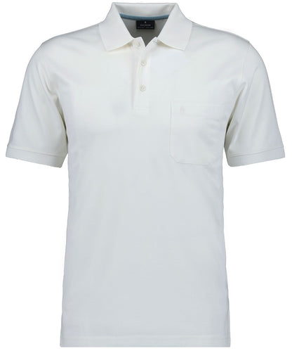 RAGMAN Softknit-Polo mit Brusttasche, kurzarm M