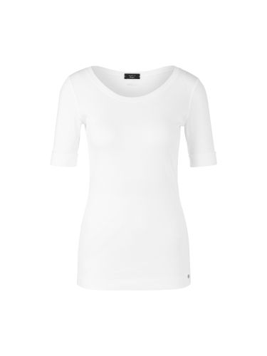 MARC CAIN Rundhals-Shirt mit halben Ärmeln