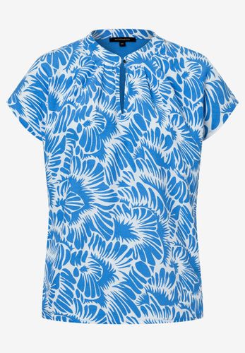 MORE & MORE Blusenshirt blau/weiß Frühjahrs-Kollektion 36