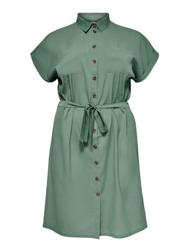 ONLY CARMAKOMA CARDIEGA SS BLK SHIRT DRESS WVN NOOS 46