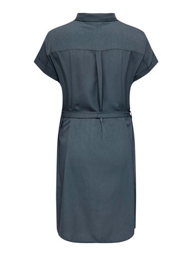 ONLY CARMAKOMA CARDIEGA SS BLK SHIRT DRESS WVN NOOS