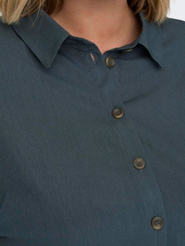 ONLY CARMAKOMA CARDIEGA SS BLK SHIRT DRESS WVN NOOS