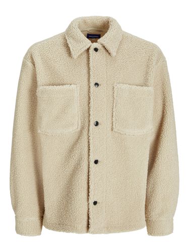 JACK & JONES JORNEWTON TEDDY OVERSHIRT LS LN