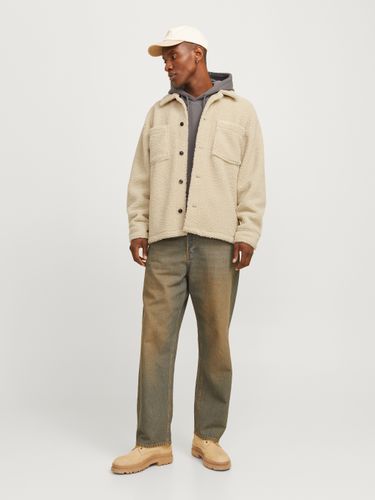 JACK & JONES JORNEWTON TEDDY OVERSHIRT LS LN