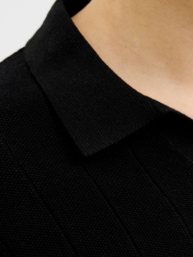 JACK & JONES JORVARENNA KNIT SS SPLIT NECK