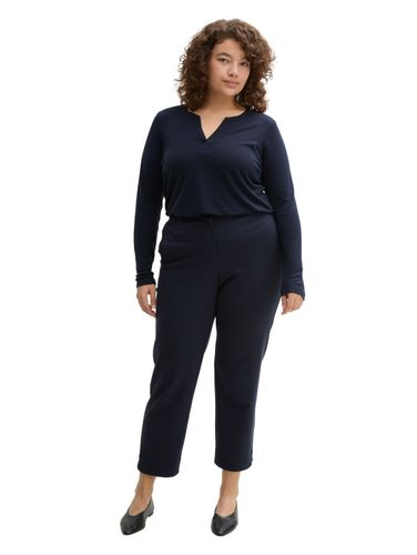 TOM TAILOR Plus Size - Langarmshirt mit Lyocell