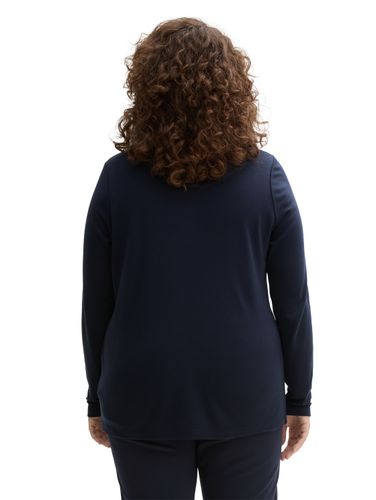 TOM TAILOR Plus Size - Langarmshirt mit Lyocell