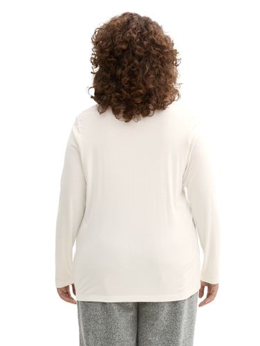 TOM TAILOR Plus Size - Langarmshirt mit Lyocell