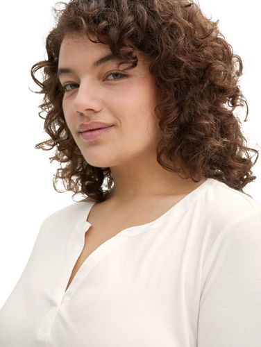 TOM TAILOR Plus Size - Langarmshirt mit Lyocell
