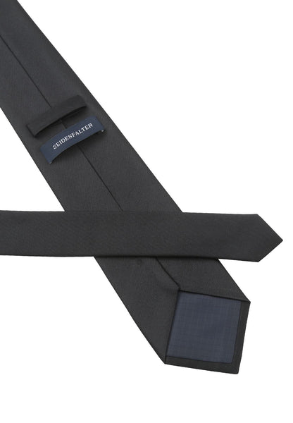 SEIDENFALTER Krawatte Uni 8cm XXL