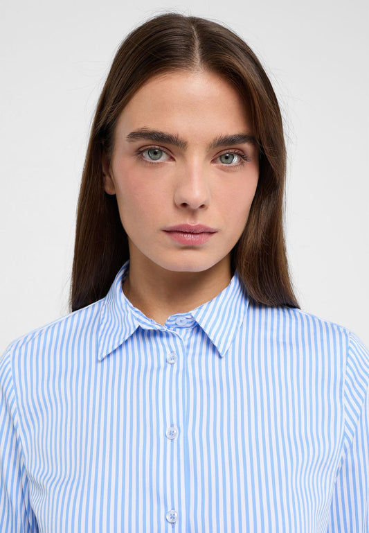 ETERNA Bluse Satingewebe Langarm