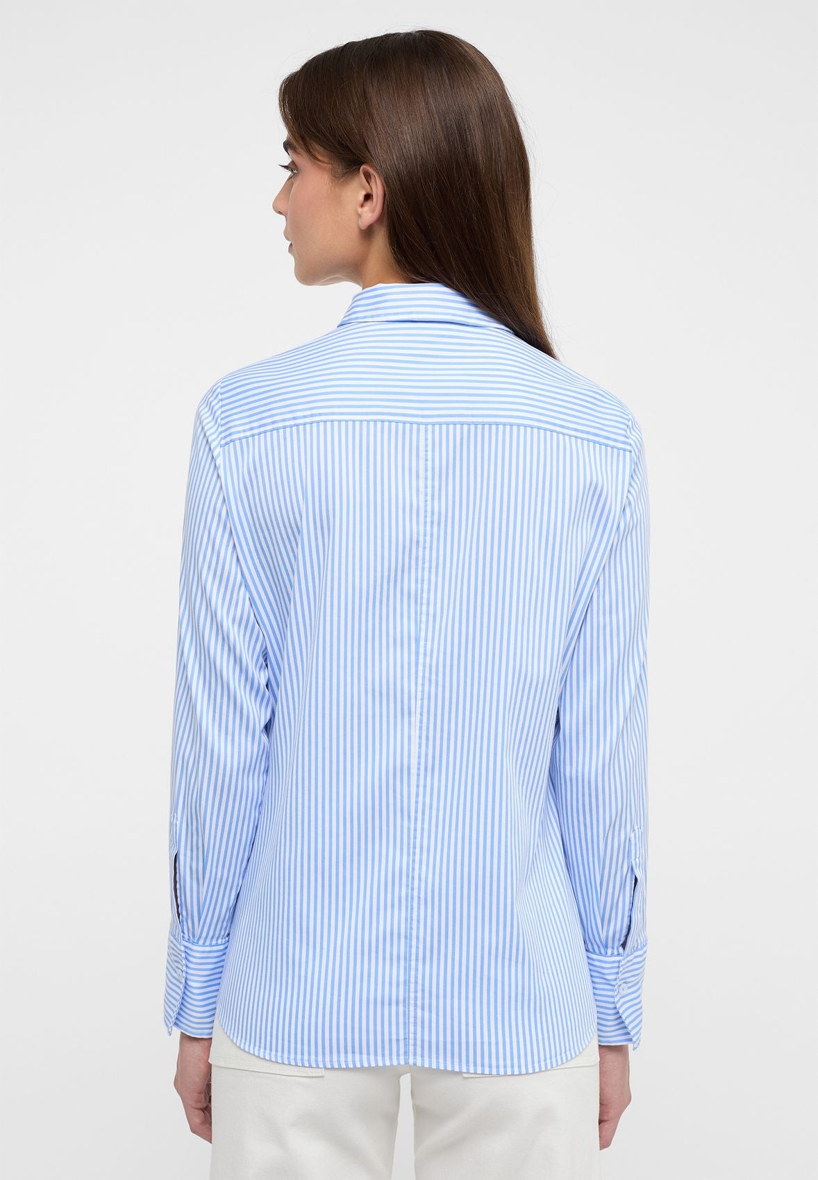 ETERNA Bluse Satingewebe Langarm