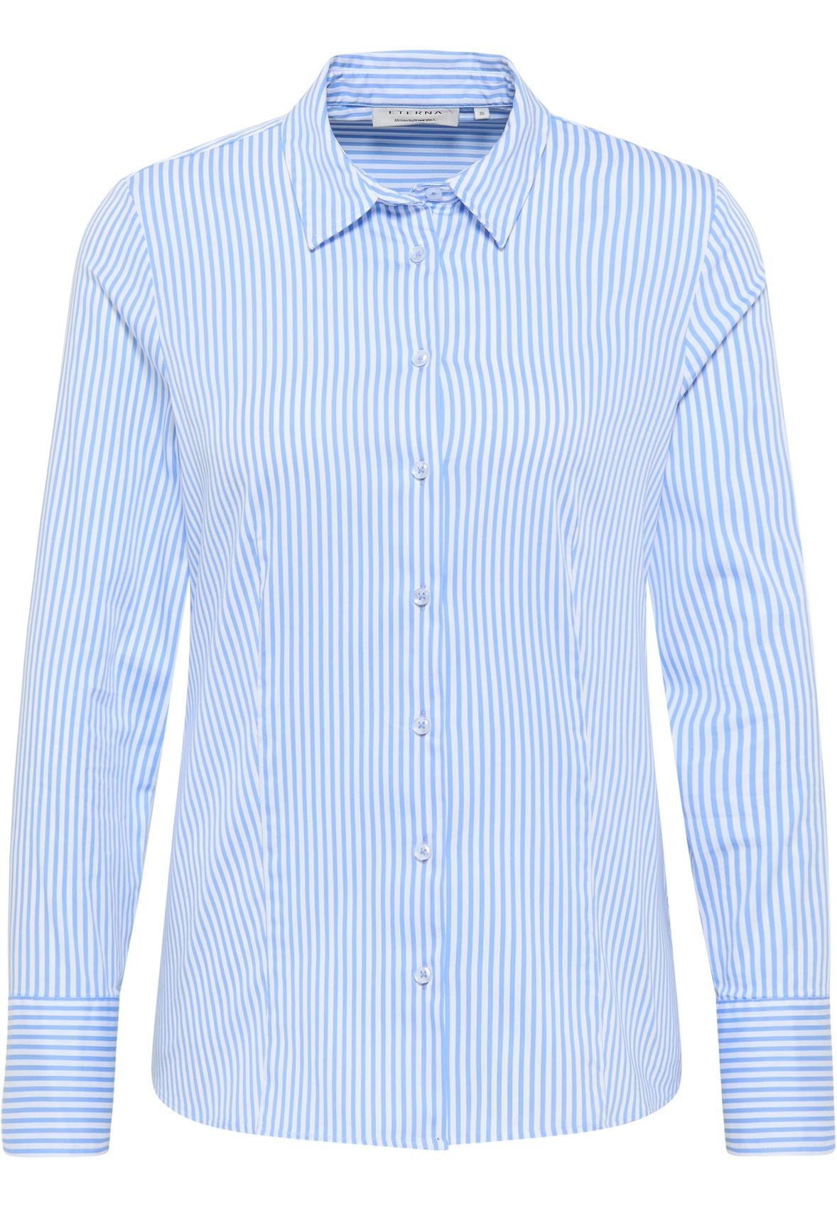ETERNA Bluse Satingewebe Langarm