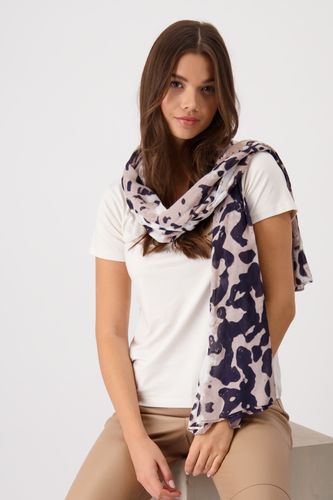 MONARI Schal, creamy beige gemustert