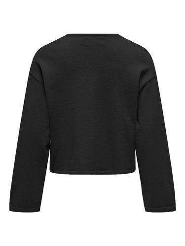 ONLY ONLY KOGIBI LS EMB O-NECK CP KNT