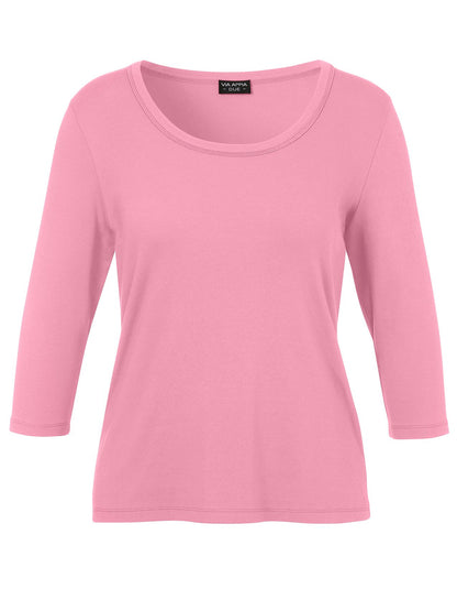 T-Shirt Rundhals 3/4 Arm
