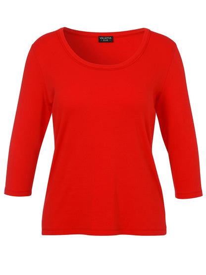 T-Shirt Rundhals 3/4 Arm