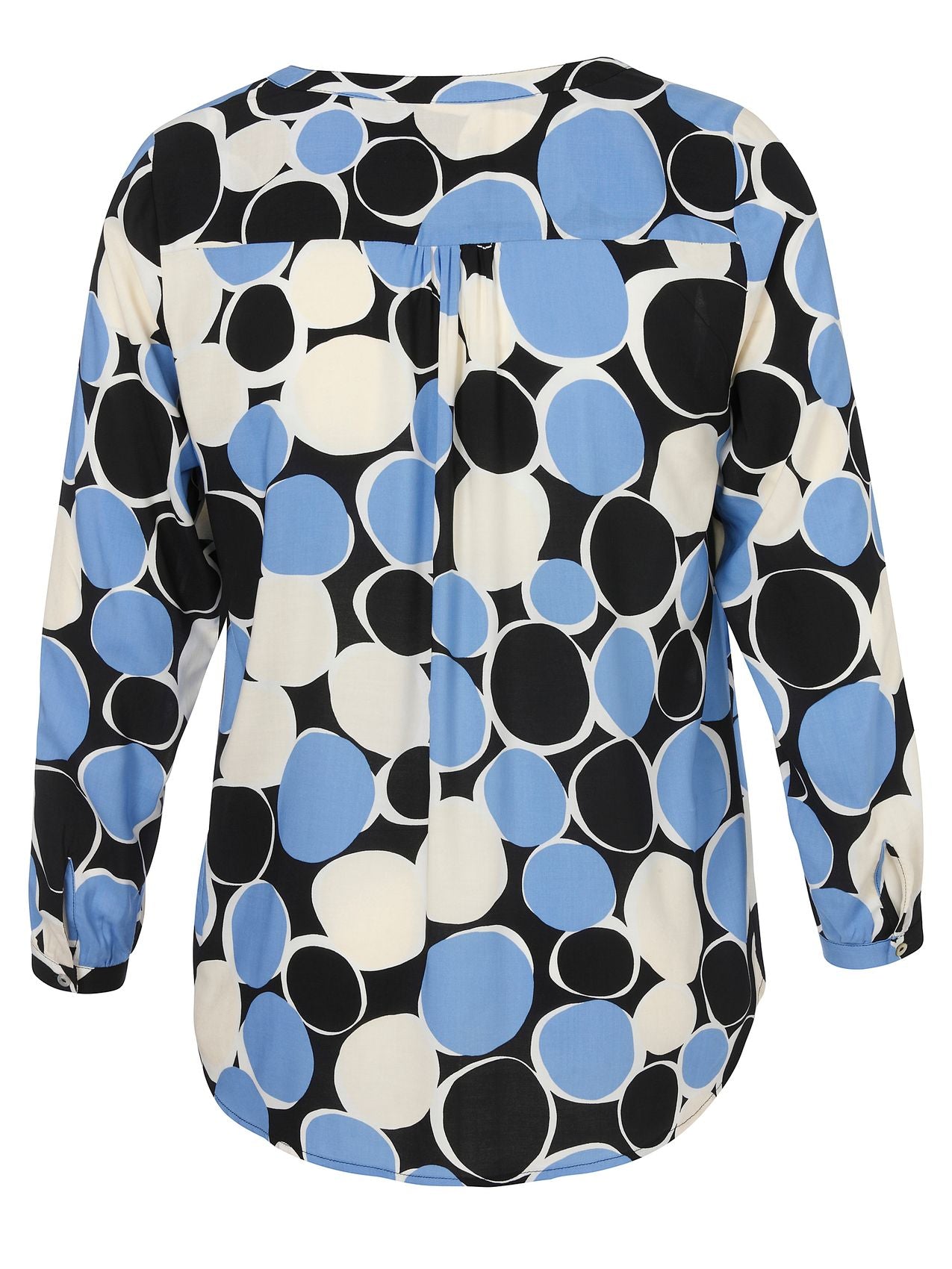 VIA APPIA Bluse V-Ausschnitt 1/1 Arm Druck