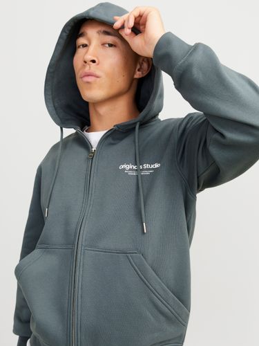 JACK & JONES JACK&JONES JORVESTERBRO SWEAT ZIP HOOD NOOS