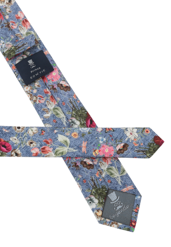 SEIDENFALTER Krawatte Blume 6cm