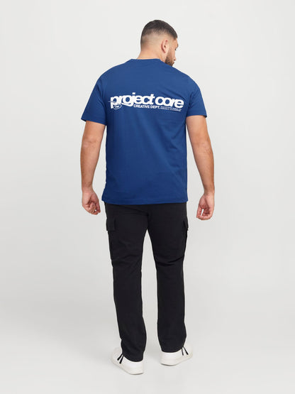JACK & JONES JACK&JONES JCOUNION BACK PRINT TEE SS CREW PLS