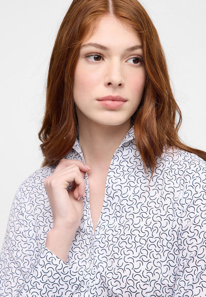 ETERNA Bluse Satingewebe Langarm