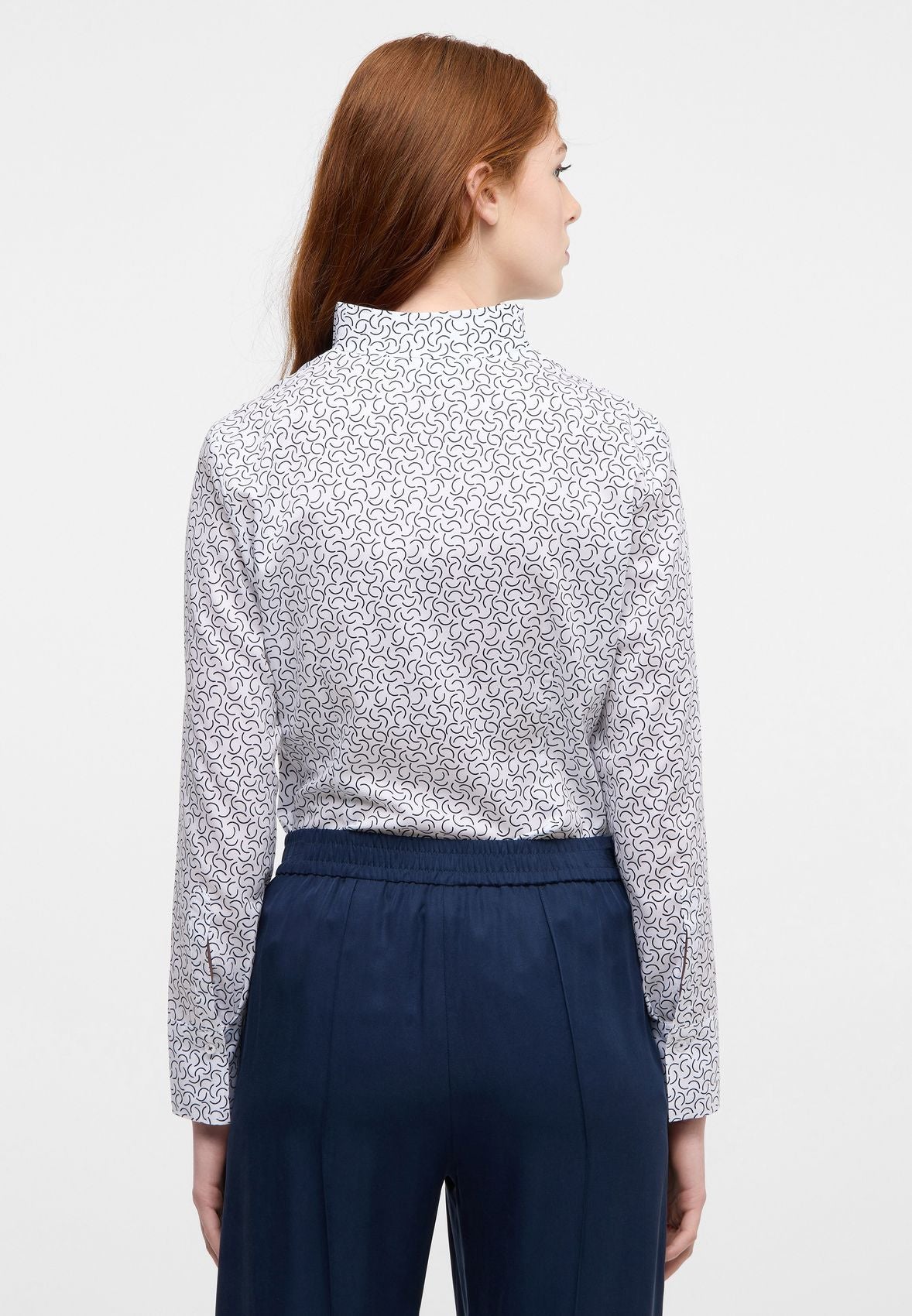 ETERNA Bluse Satingewebe Langarm