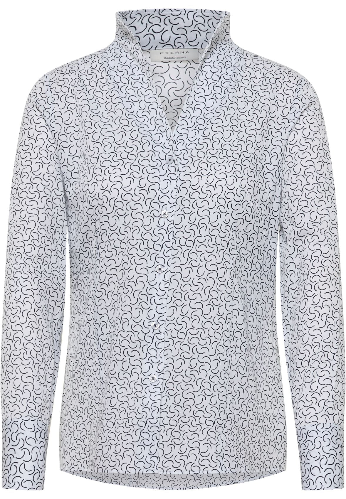 ETERNA Bluse Satingewebe Langarm