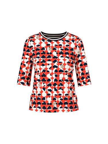 MARC CAIN T-Shirt mit Heartbreaker-Print 42