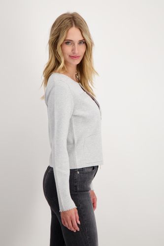 MONARI Strickjacke, cloud melange