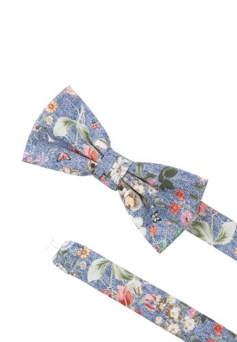 PRINCE BOWTIE Set Fliege+Tuch flower