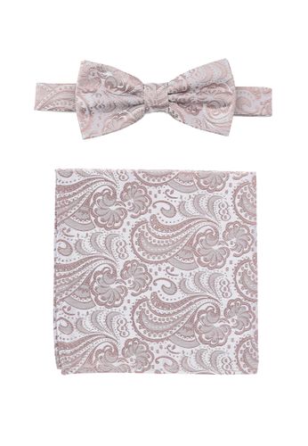 PRINCE BOWTIE Set Fliege+Tuch Paisley