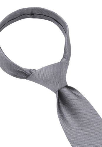 SEIDENFALTER Krawatte Uni 8cm XXL