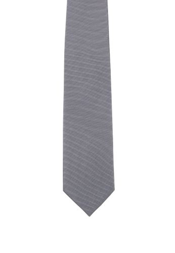 SEIDENFALTER Krawatte Uni 8cm XXL