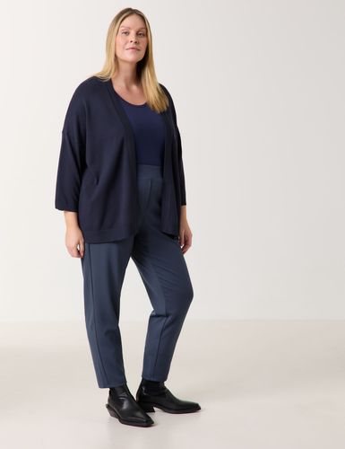 SAMOON Lässige Strickjacke mit halbem Arm