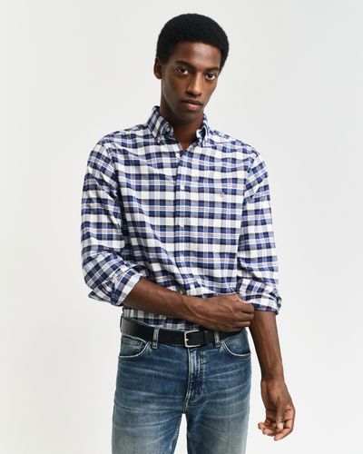 GANT Regular Fit Classic Oxford-Hemd mit Karomuster
