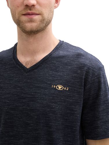 TOM TAILOR T-Shirt mit V-Ausschnitt