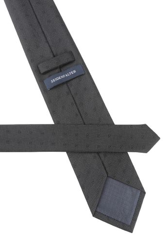 SEIDENFALTER Trauer Krawatte 8cm XXL