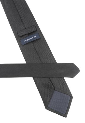 SEIDENFALTER Trauer Krawatte 8cm XXL