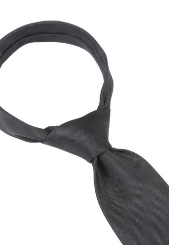 SEIDENFALTER Trauer Krawatte 8cm XXL