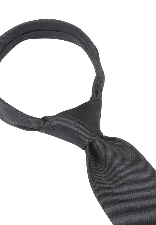 SEIDENFALTER Trauer Krawatte 8cm XXL