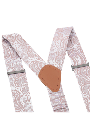 SEIDENFALTER Set Hosenträger+Fliege Paisley